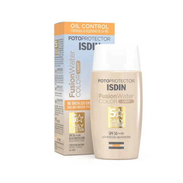 Fotoprotector Isdin Fusion Water Color Light Spf50 Frasco X 50Ml
